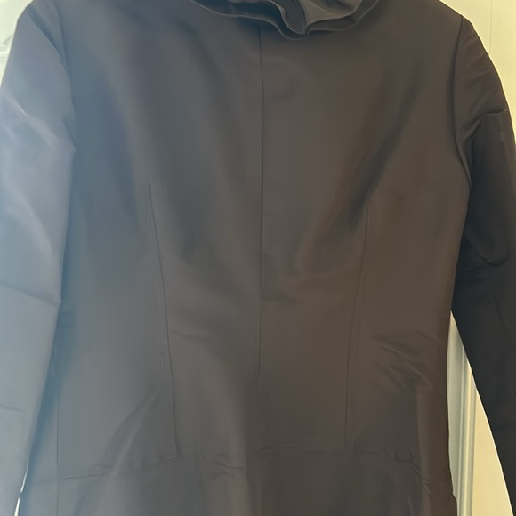 Rare Bill Hamilton Saks 100% Italian Silk Dress + Extra Fabric | Vintage M - Picture 9 of 14